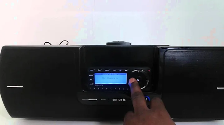 Sirius ST5 Satellite Radio with SUBX2 Boombox