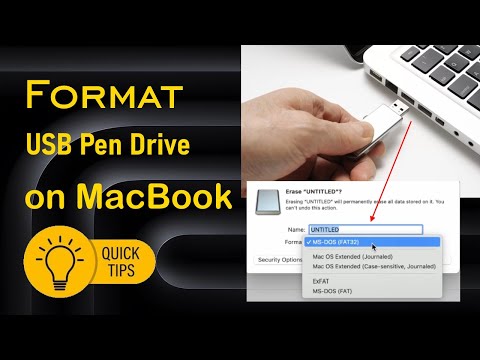 Format a USB Pen Drive Using Disk Utility on MacBook (Latest in 2024) @pcguide4u