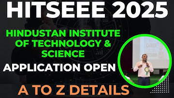 HITSEEE 2025 | Hindusthan University | Application Open |  Entrance Exam Announced