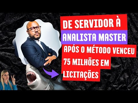 Ele venceu 75 milhões em licitações após o método formação em analista master