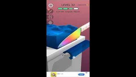 Most Satisfying ASMR Slicing Gameplay Walkthrough Part 4 Level 32-39 (IOS/Android)