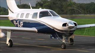 Piper PA-46R-350T Matrix - (PR-SJP) - Acionamento/Taxi e Decolagem Americana em Joinville 06/06/2020