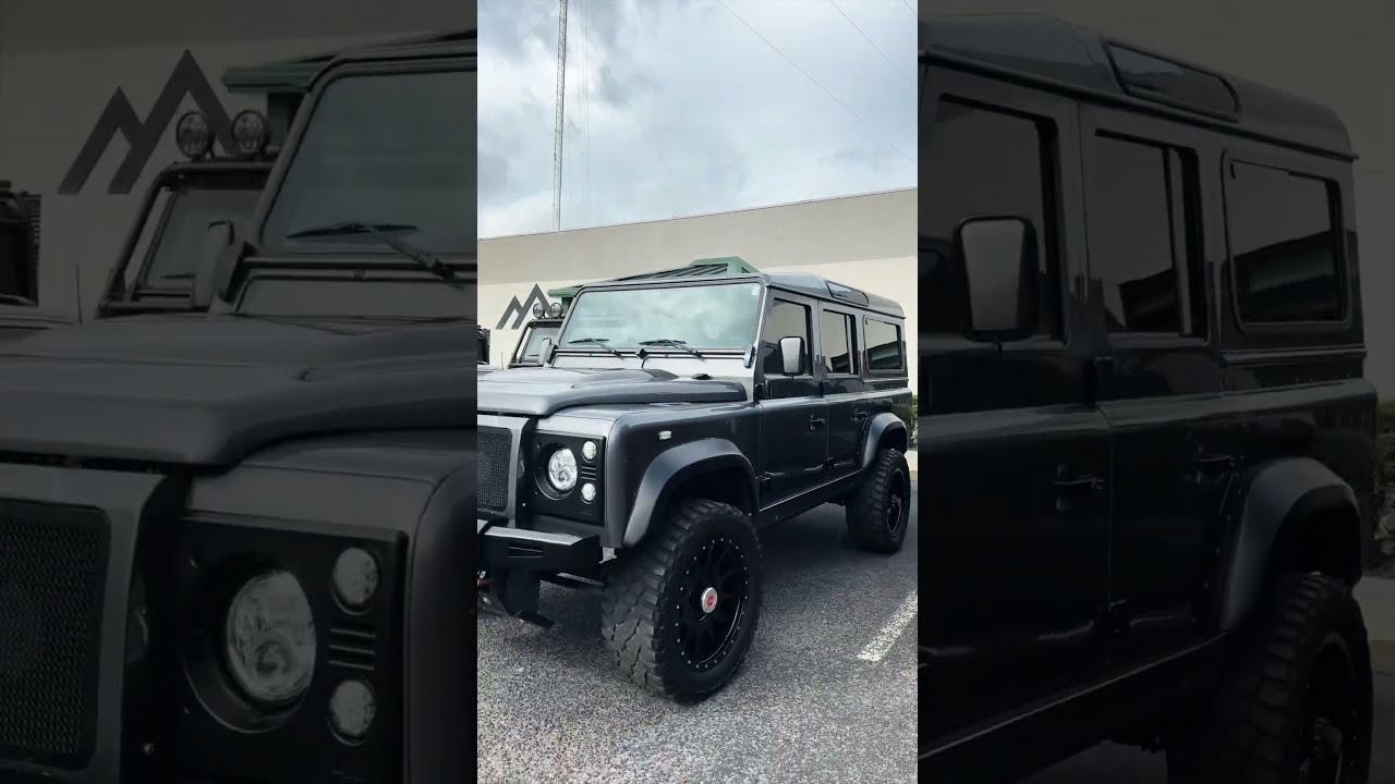 The Sound Of A LS3 Powered Custom Classic Land Rover Defender 110 By HIMALAYA Landrover