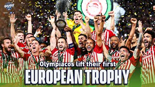 OLYMPIACOS LIFT THE #UECL TROPHY! 🏆 | CBS Sports Golazo