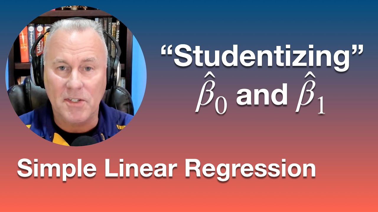 Studentized Versions of the Estimators of the Beta Parameters