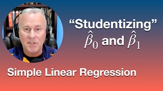 Studentized Versions of the Estimators of the Beta Parameters
