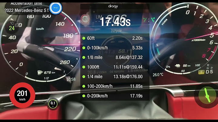 Mercedes S 580e 4matic W223 top speed dragy