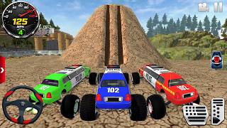 Impossible Mega Car Stunts Ramp Simulator - US Police Monster Truck Driving 3D - Android gameplay #2 screenshot 5