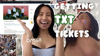 buying TXT’S ACT: PROMISE WORLD TOUR TICKETS on AXS | moa membership presale + my experience