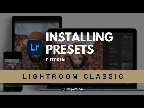Installing presets in Lightroom Classic 2023