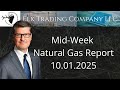 Mid-Week Natural Gas Report (NGX25 @ 3.338) - 10.01.2025