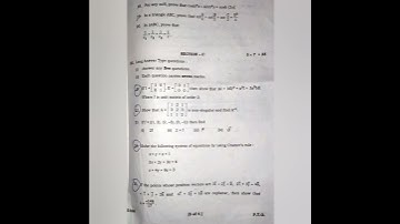Maths 1A TS Question Paper