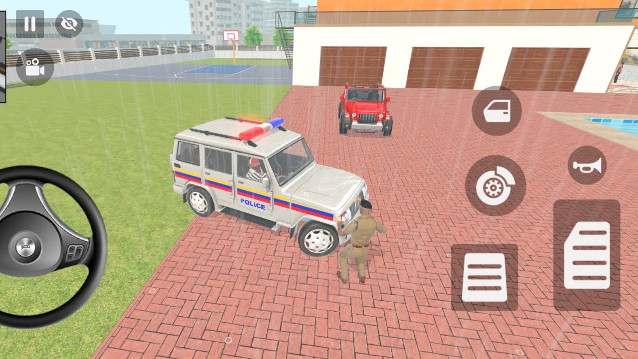 Car bike game Jack ordered an police  Car and driving a New indian police car with Mahindra Jeep 
