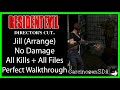 Resident evil directors cut ps1 no damage  jill arrange kill all enemies perfect walkthrough