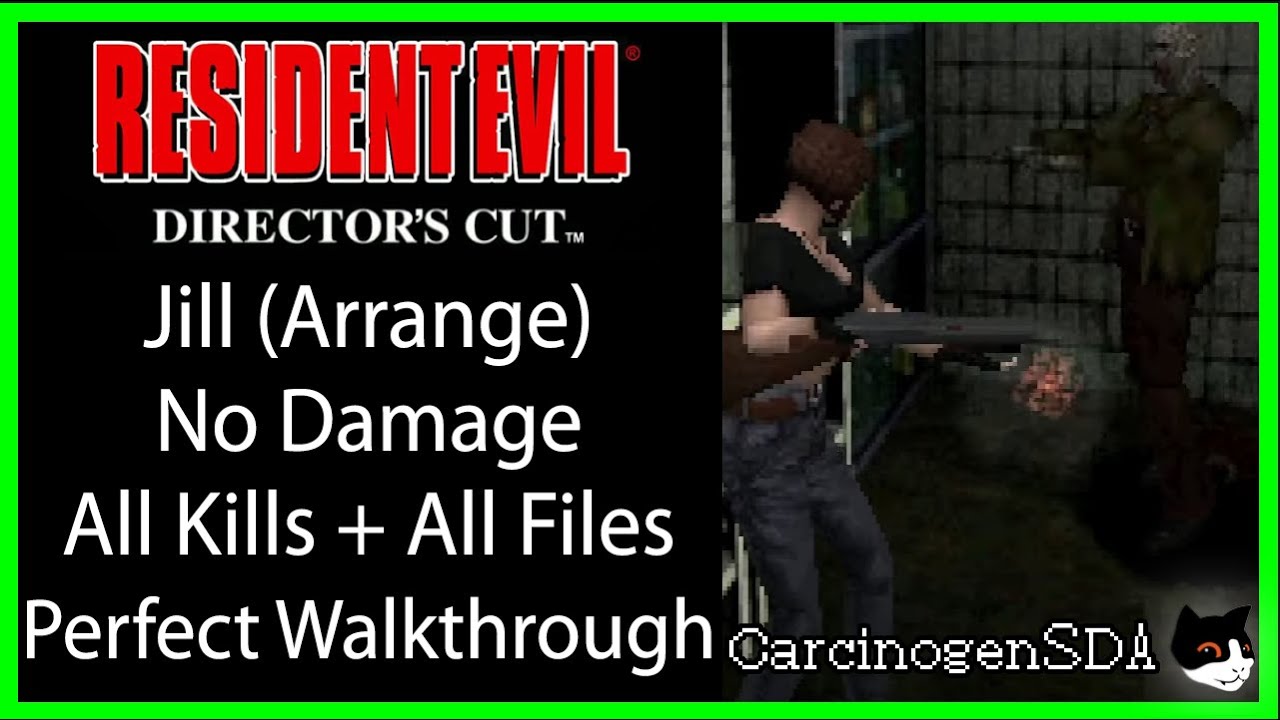 Resident Evil: Director's Cut (PS1) - Part 1 (Jill Valentine