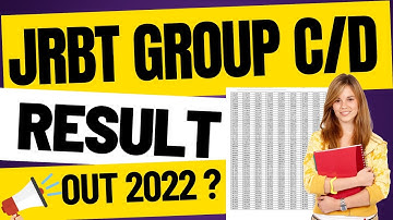 jrbt result | jrbt group c and group d result | jrbt result update 2022