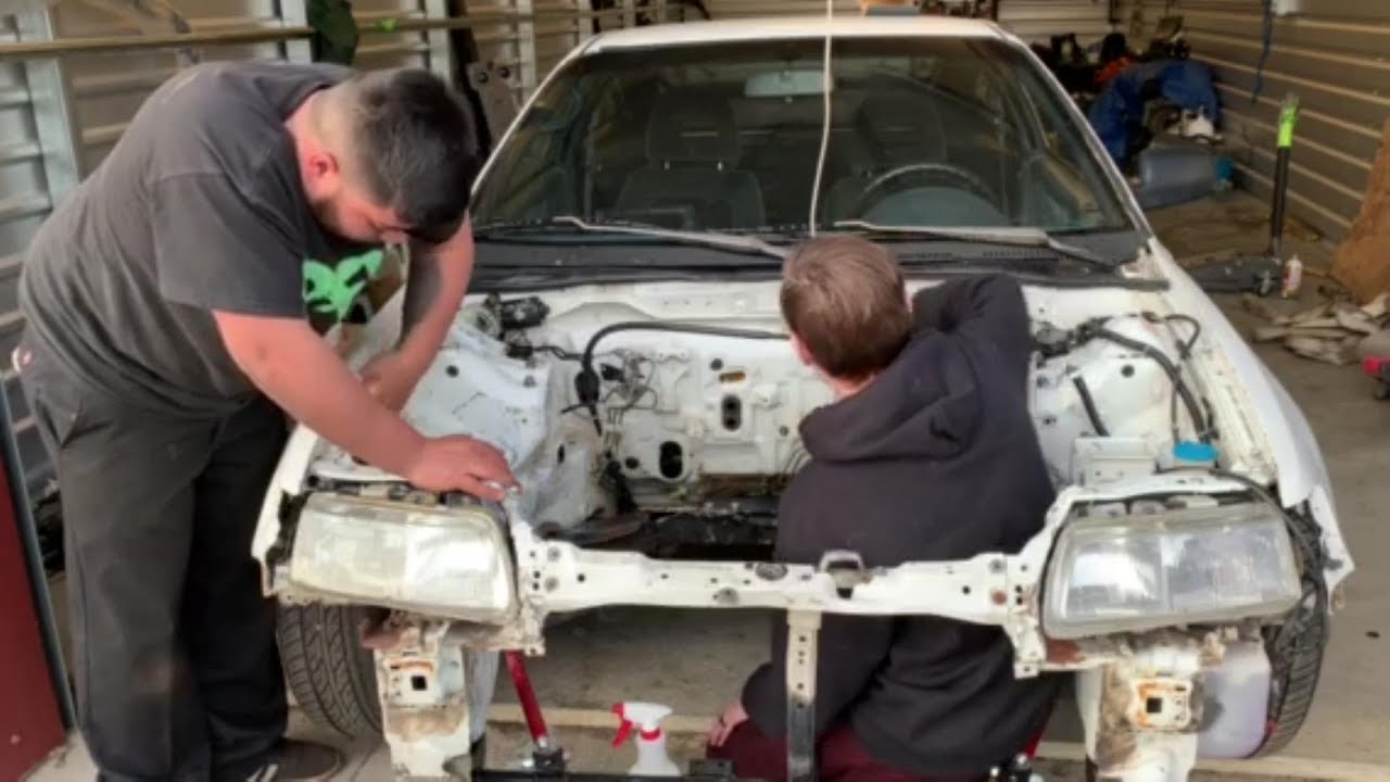 Prepping a CRX engine bay for paint YouTube