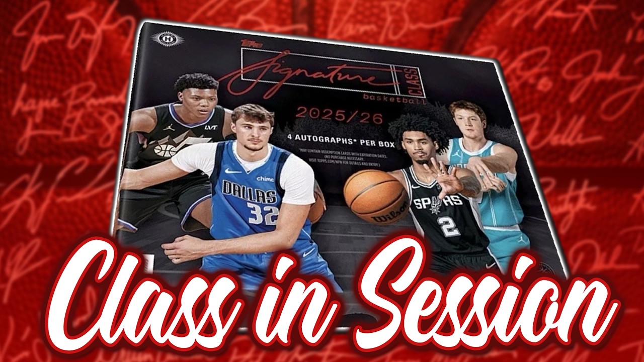 CLASS IN SESSION! | 2025-26 Topps Signature Class Jumbo Box Review 