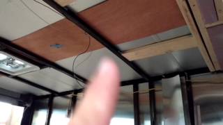 6x12 V Nose cargo trailer conversion part 4-1