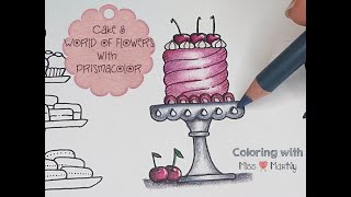 Worlds of Wonder | Cake 7 | Johanna Basford | Coloring Tutorial