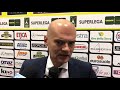 Coach Medei dopo il match con Perugia