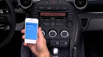 2013 MX-5 Miata Bluetooth Hands Free Phone Tutorial