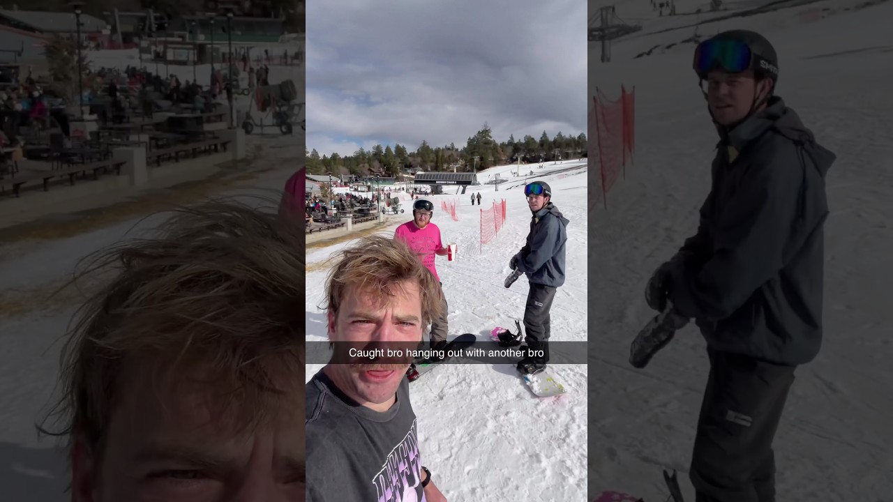 Caught bro hanging out with another bro ￼