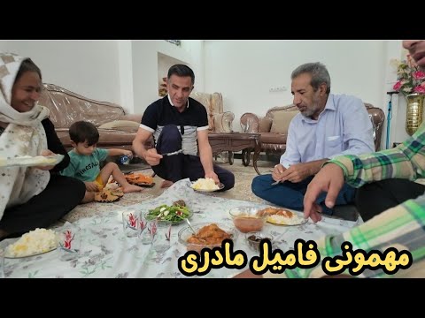 مهمونی آخر هفته و دورهمی در باغ فامیل ولاگ فارسی روزمرگی مهمونی