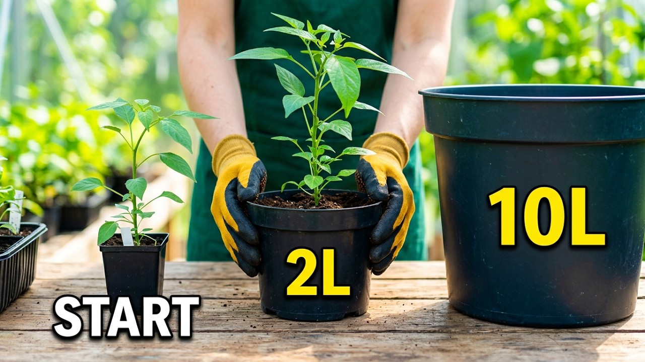Chili umtopfen: Welche Topfgröße brauchen junge Pflanzen?