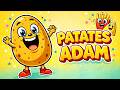 Patates Adam 🥔 En Eğlenceli Çocuk Şarkısı | Bebek Şarkıları &amp; Dans Et | Tekerleme