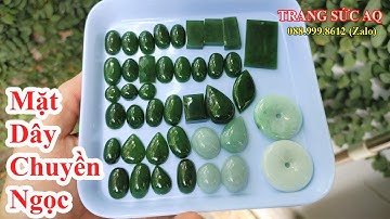 Mặt Dây Chuyền - Mặt Nhẫn Đá Ngọc Bích Tự Nhiên