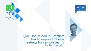 QtDevCon22 – QML Hot Reload in Practice: How to Improve Review Meetings for Remote Teams