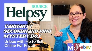 Unbox with Me - Helpsy Source Men's Carhartt Made to Order Secondhand Mini Box - Reselling for $$$