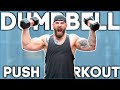 15 min Dumbbell Push Workout At Home (chest, shoulders & triceps)