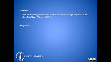 Referencing Your Work - Introduction