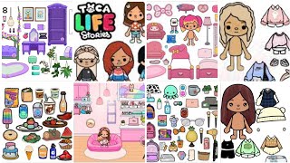 Toca Boca 💕Toca life world🌈 😱🥰✌Plantillas HD Full color🎨 Hogar accesorios comida 🍴🍕🍔y ropa 👗👚👖 screenshot 5