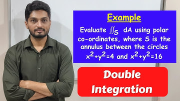 Evaluation of Double Integration using Polar Coordinates|L54|TYBSc|Double Integration  @ranjankhatu