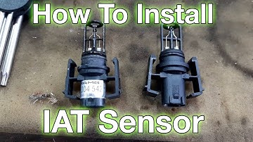 How To Install #iat (Intake Air Temperature) #sensor - Mercedes CLS55 E55 SL55 AMG W219 C219 W211