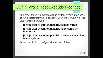 GRG-001 JUnit as a Habit: Appendix A. JUnit Parallel Test Execution.
