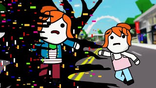 Fnf Corrupted Sliced But Everyone Sings It Annoying Orange X Roblox X Fnf Animation Sad Scence