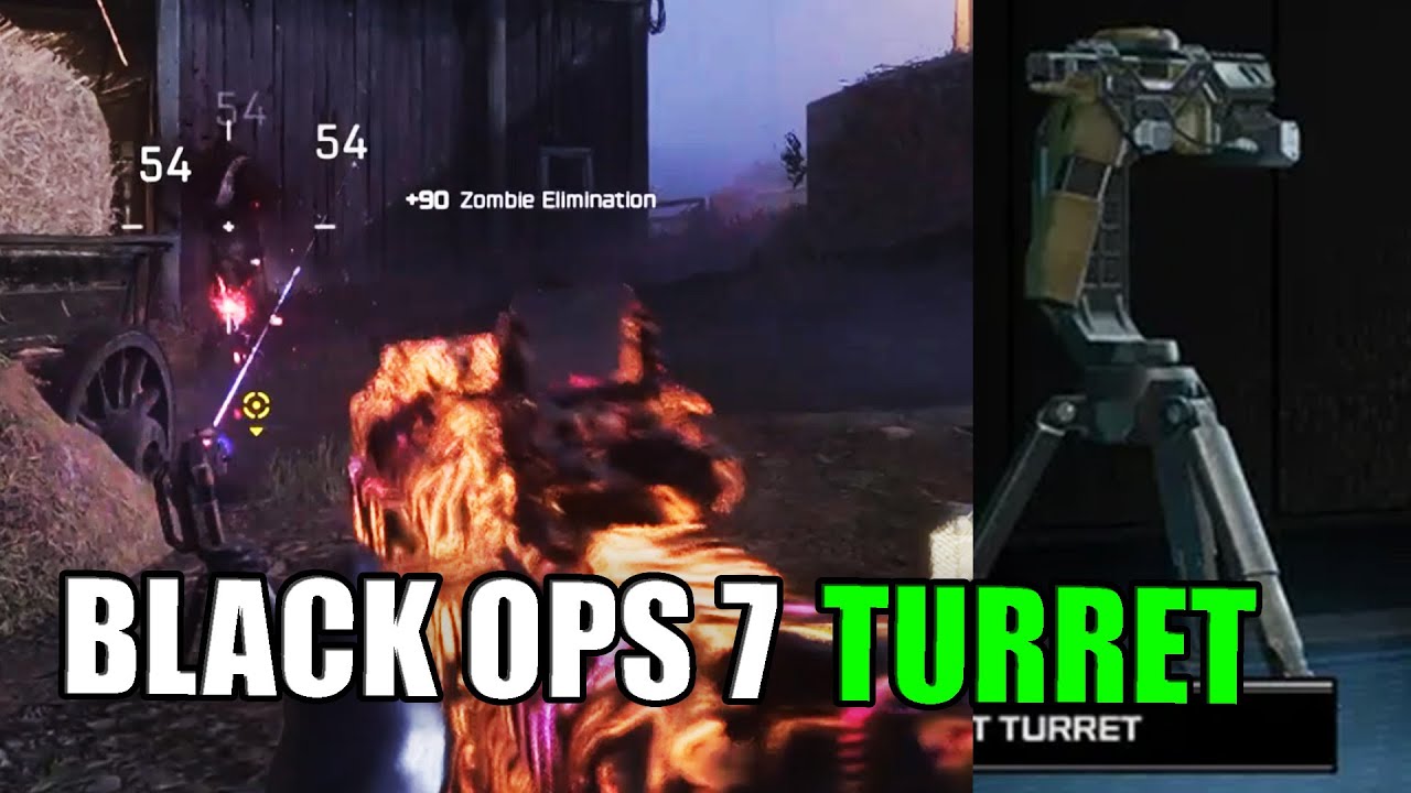 BLACK OPS 7 ZOMBIES POINT TURRET Tactical GAMEPLAY - Zombies COD BO7 ...