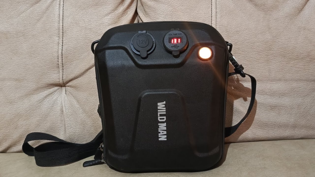 104,000mah Portable charging station wildman bag