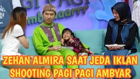 ZEHAN ALMIRA SAAT JEDA IKLAN SHOOTING PAGI PAGI AMBYAR TRANSTV | @redcarpet83 @TRANSTVofficial