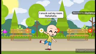 Caillou Gets Grounded My First Gacha Life Grounded Video