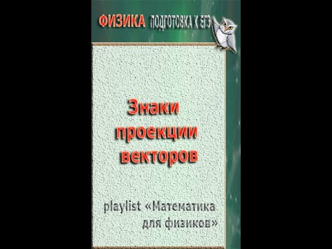 Знаки проекций вектора