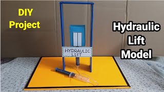 Award Winning Hydraulic Lift Model | Science  Projects | DIY Hydraulic Lift Working Model