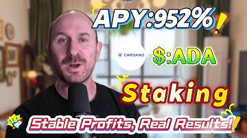 🔥 Earn 900%+ APY Staking ADA – Tested & Made $500+ in One Day! The Most Stable Crypto Project!