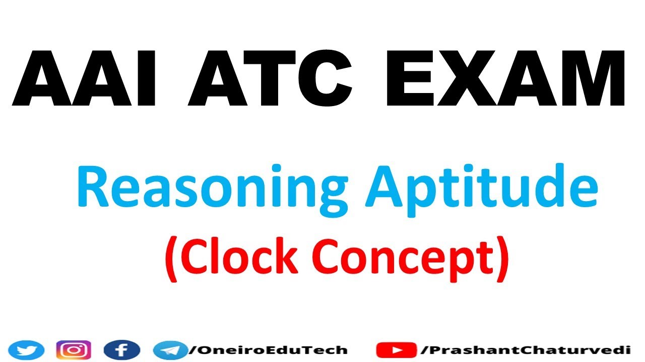 AAI ATC EXAM: Clock Concept (REASONING) || AAI ATC Exam 2021 || AAI AO Exam 2021 ||
