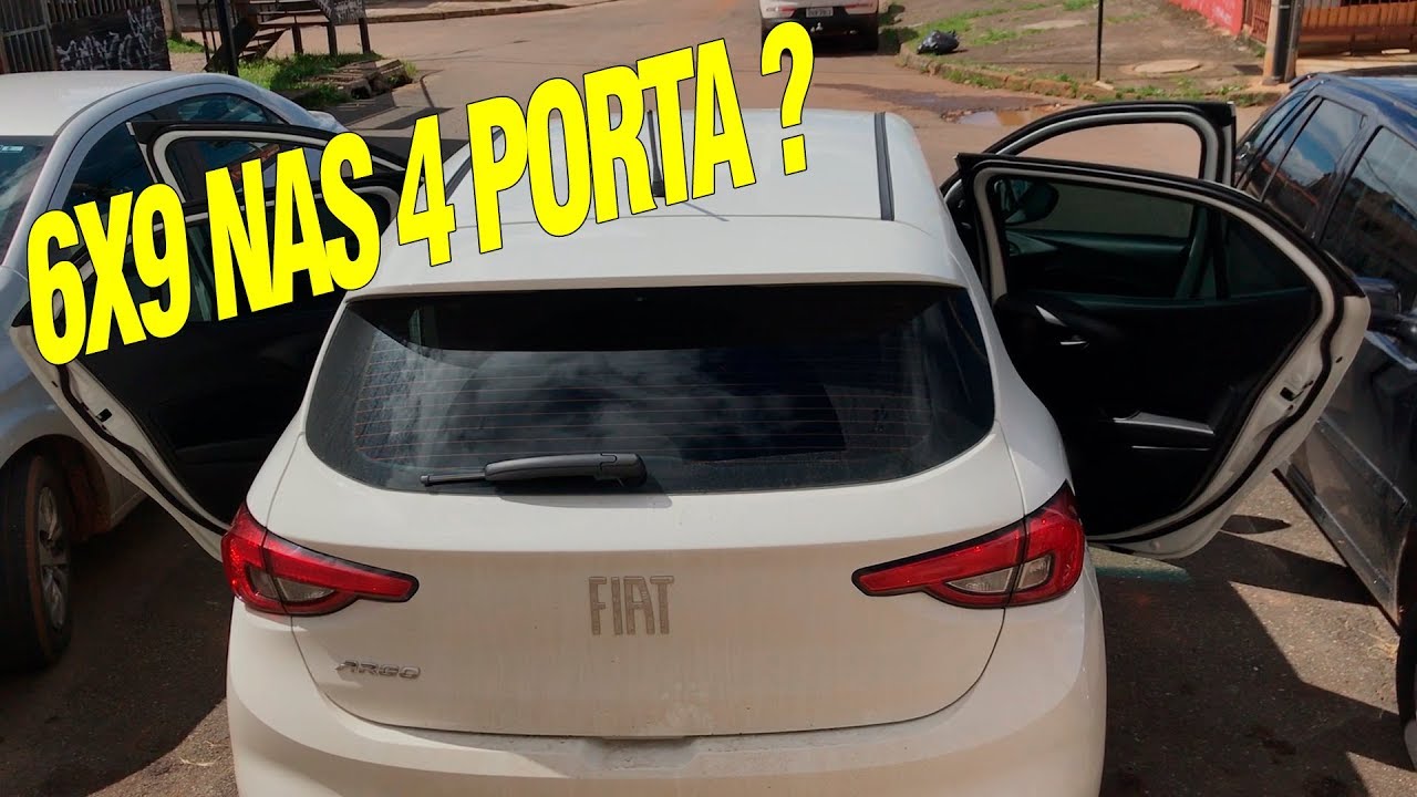 6X9 NAS 4 PORTA DO FIAT ARGO ? - PANKADÃO OFICIAL