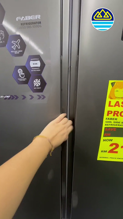 FABER 500L Side By Side Refrigerator LUSSO SBS-500DG
